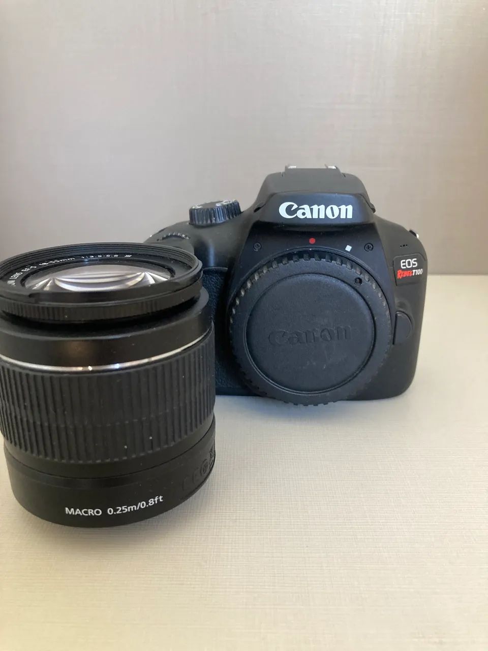 Câmera Canon Eos T100 wi-fi - apenas 19k cliques - impecável  - Foto 5