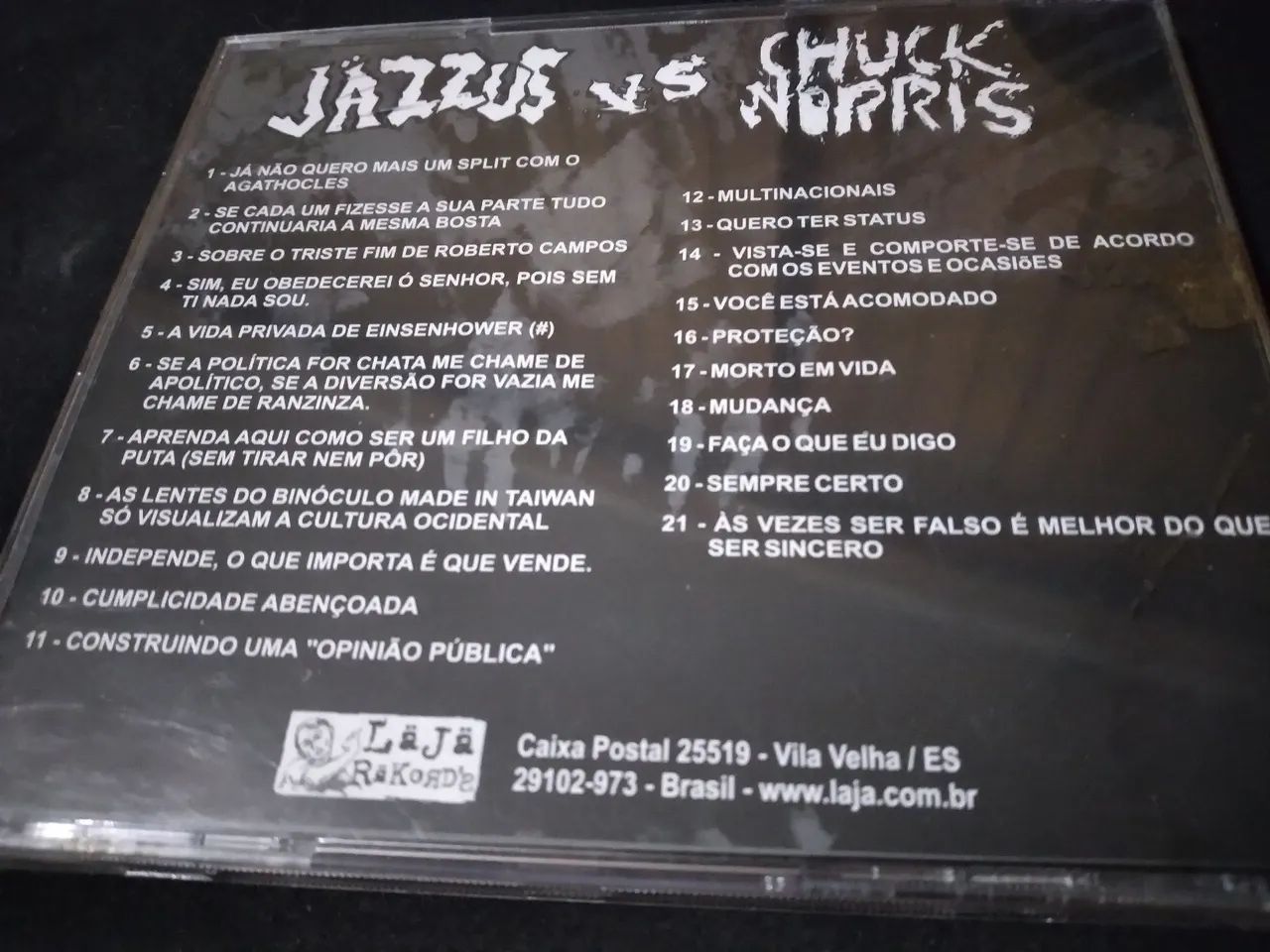 COMBO 2 CDS GRINDCORE METAL - S.O.H. E JAZZUS VS CHUCK NORRIS - Foto 5