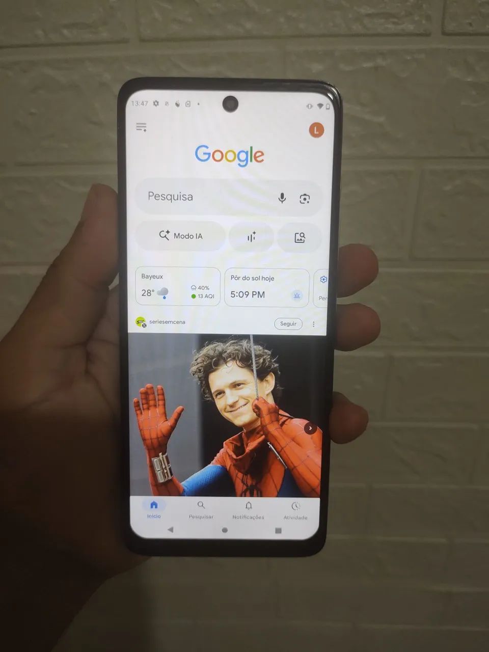 Moto g60 - filma em 4k - Foto 4