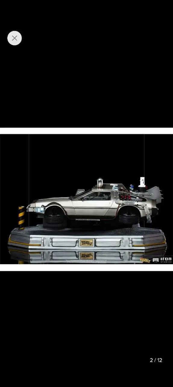 Delorean de volta para o futuro 2 iron estúdios. Sem caixa - Foto 5