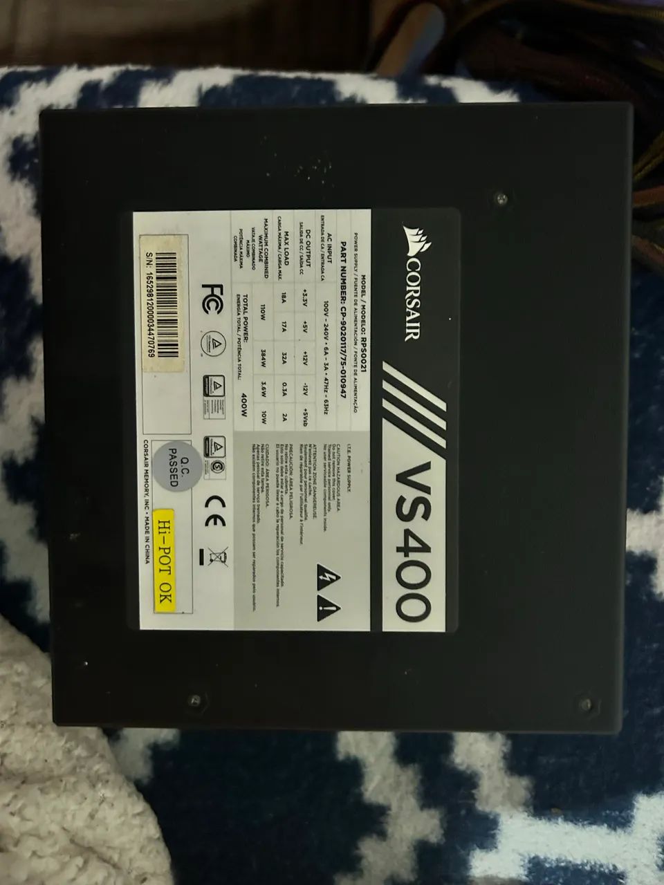 FONTE CORSAIR 400VS - Foto 5