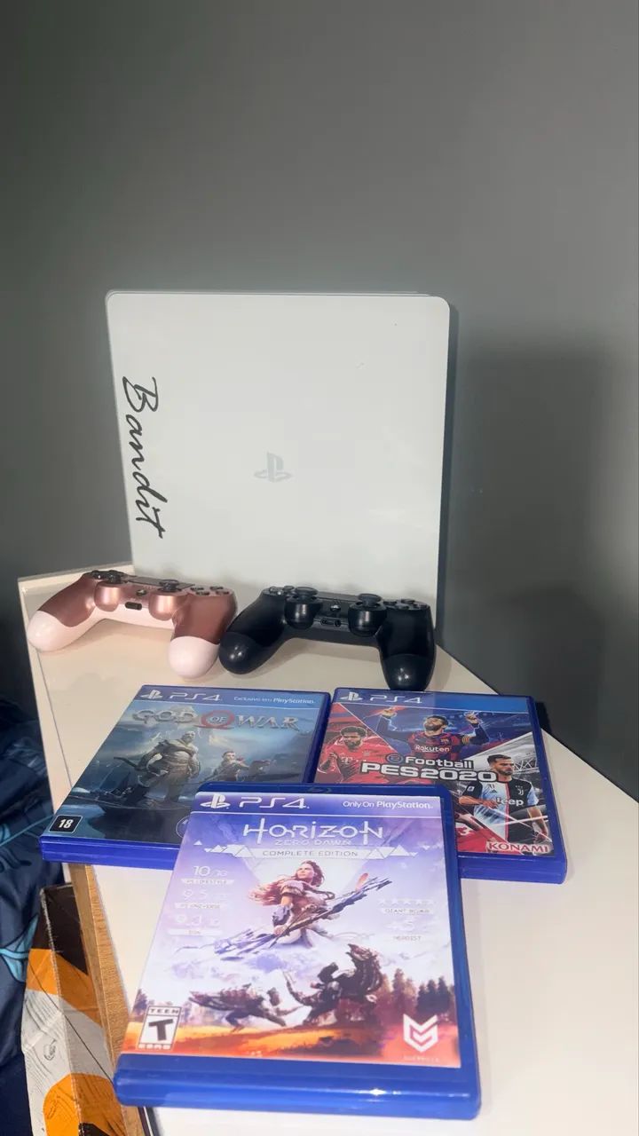 PS4 Slim Branco 500GB - Foto 4
