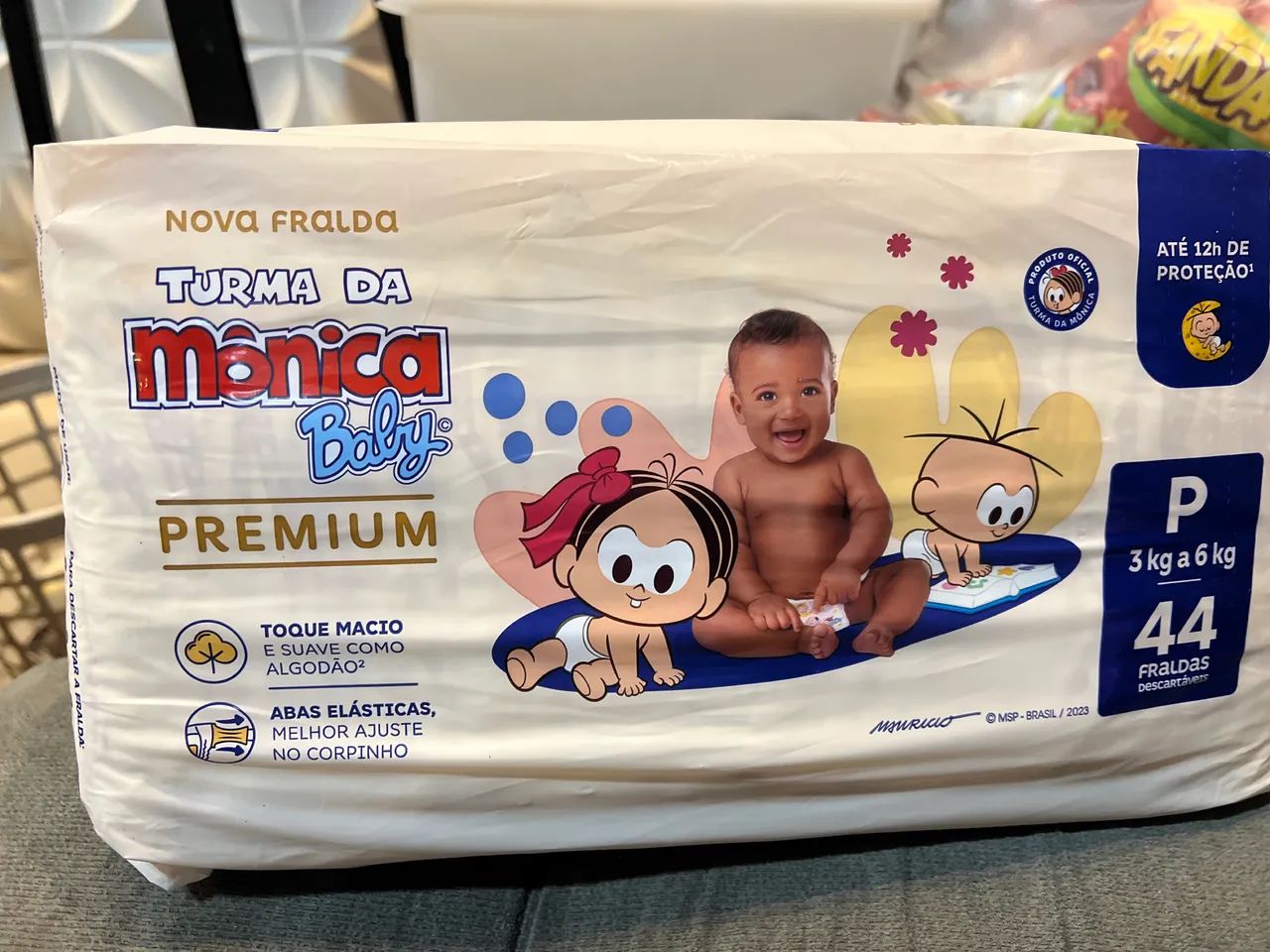 Fralda Da Mônica Premium Tamanho P - Foto 3