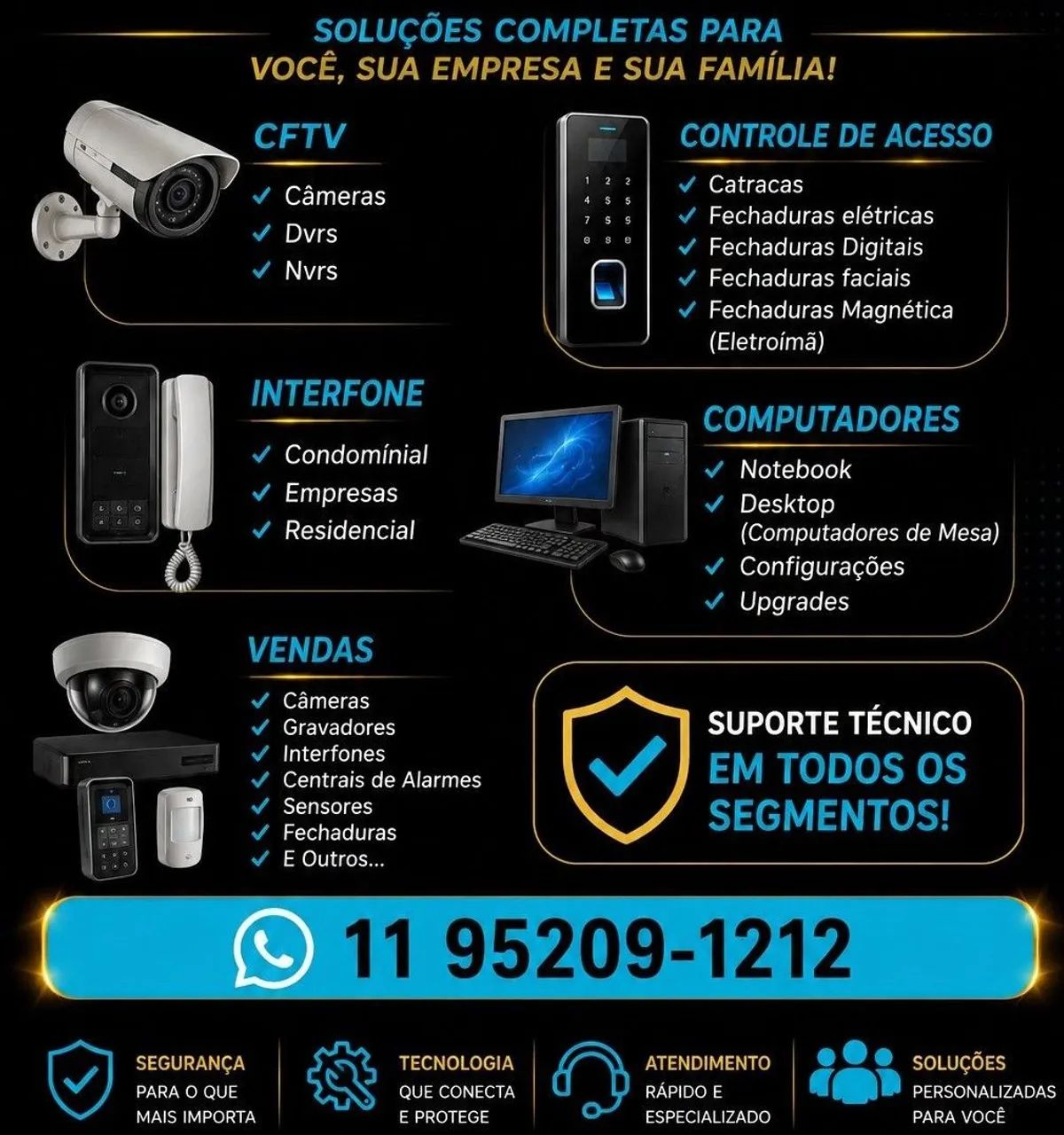 Instalações, Manutenções, Vendas e Contratos  - Foto 2
