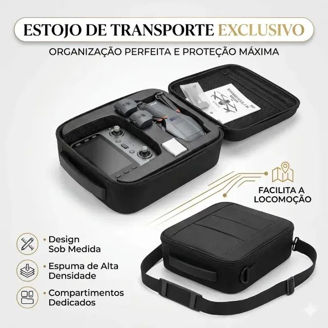 Drone Profissional L6001 Pro 4K ? Controle com Tela HD + 3 Baterias + GPS - Foto 2