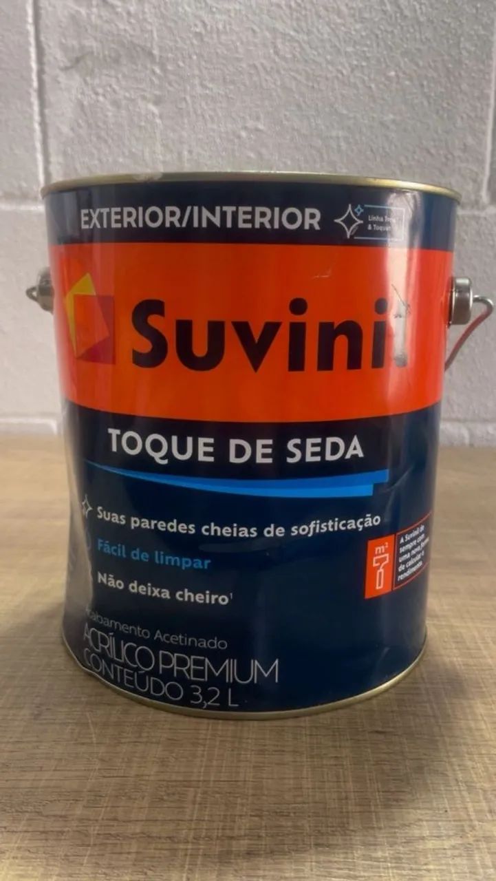 Tinta Suvinil 3,2 Litros - Branco Aveludado e Acetinado | Excelente Acabamento - Foto 2
