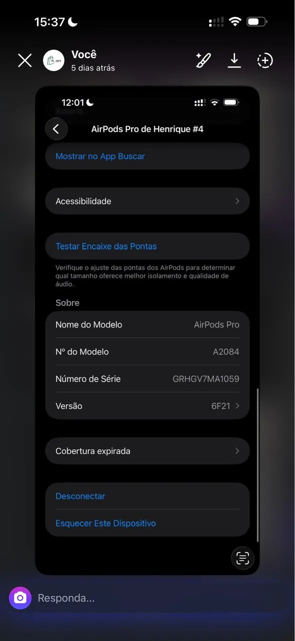 AirPods Pro (1 geração)  !Caixa completa! - Foto 5