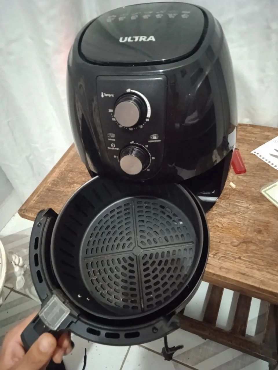 Airfryer na caixa 