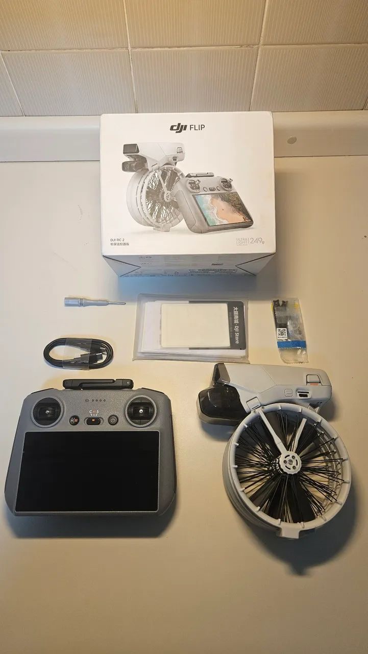 Drone DJI Flip standard com controle RC2 - Foto 2