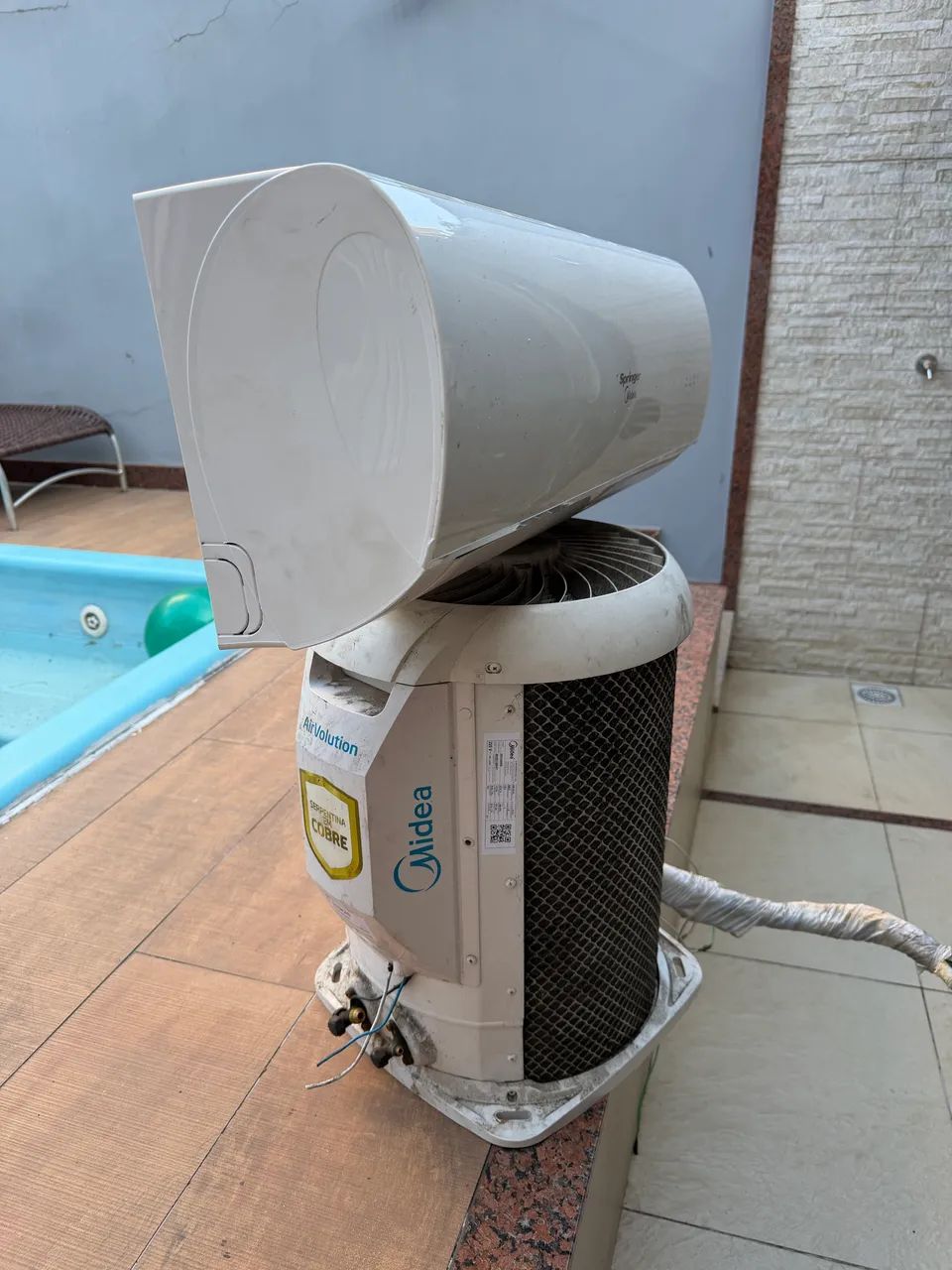Ar Condicionado 9.000btus  (com defeito)  - Foto 2