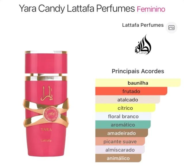 Perfume Arabe Lattafa Yara Collection 4 × 25 Ml - Foto 4
