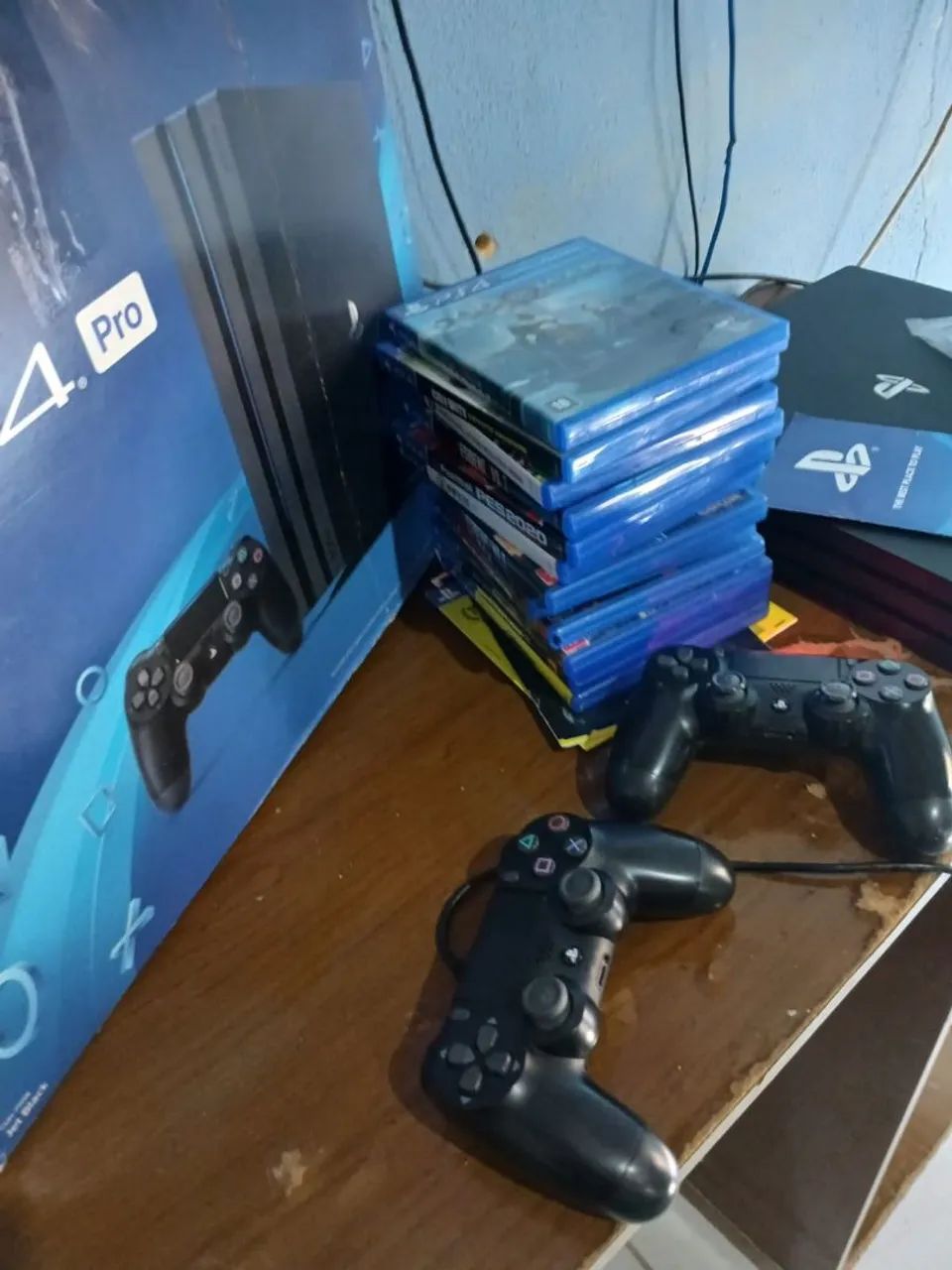 Ps4 pro com ou sem jogos com (3000) sem (1800) - Foto 4