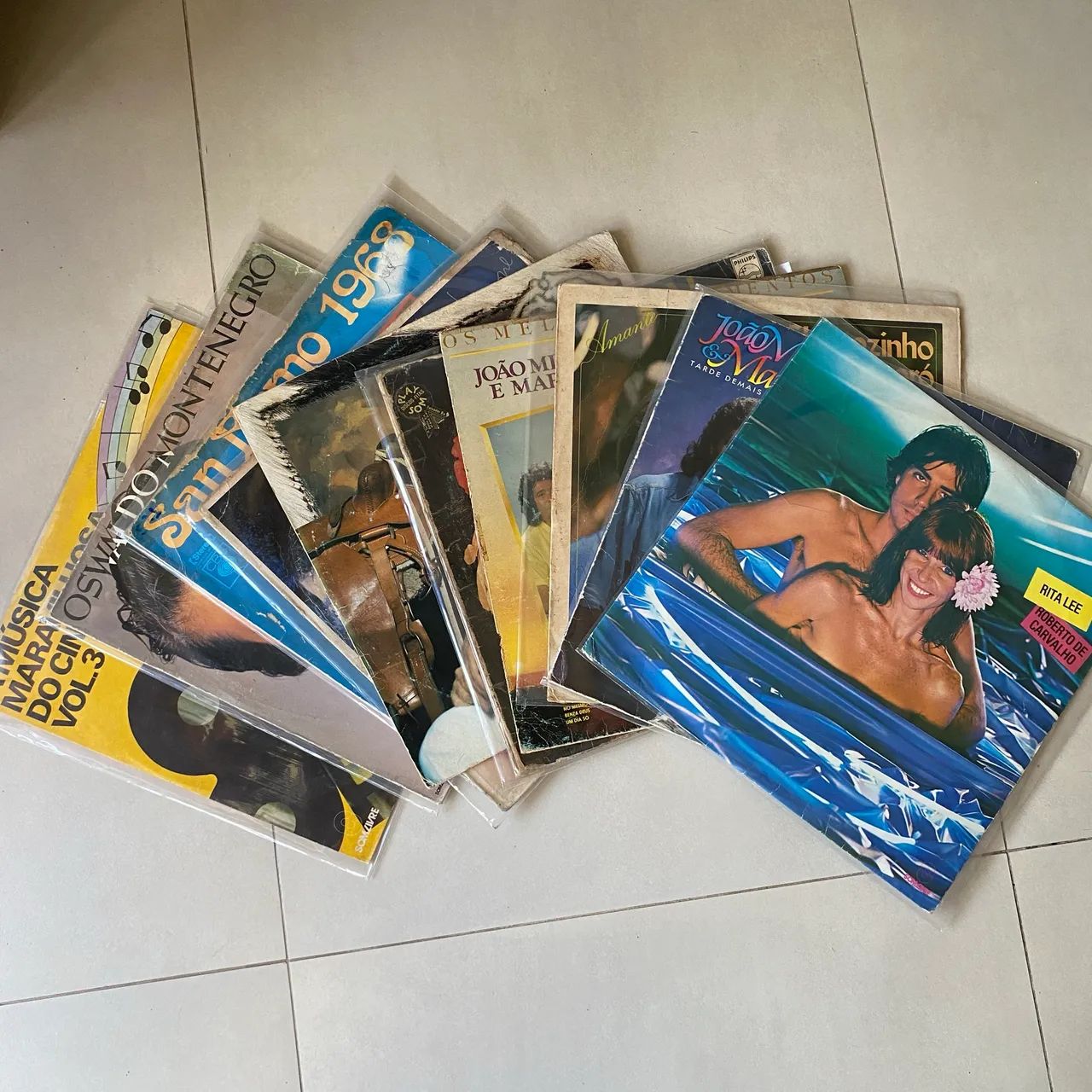 Ref528 Lote de 10 discos vinil Lp conforme fotos e 10 discos brinde aleatórios - Foto 5