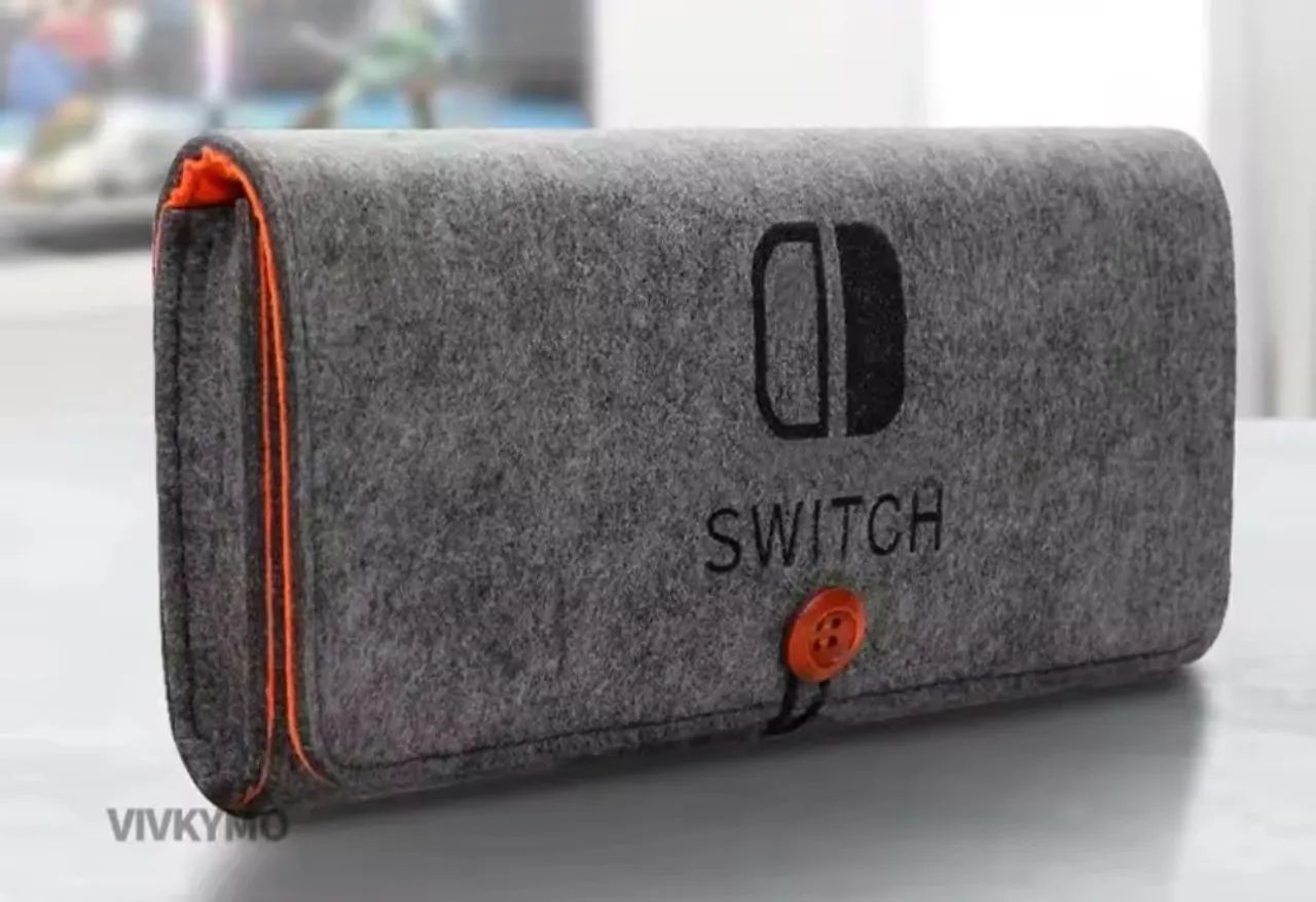 Case Nintendo switch Cinza- Novo
