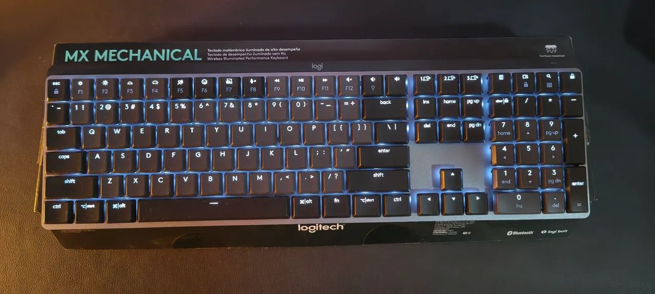 Teclado Mecânico Logitech MX Sem fio  - Foto 3