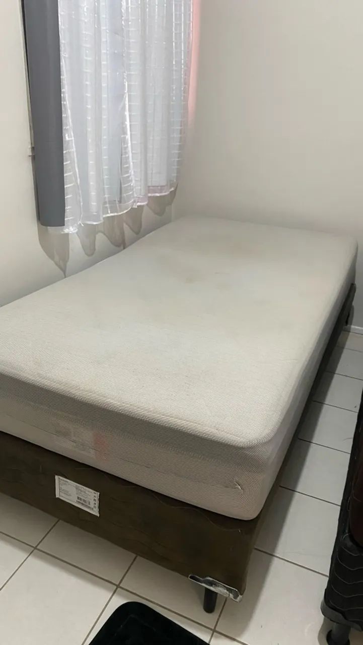 Cama e base solteirão - Bom estado  - Foto 2