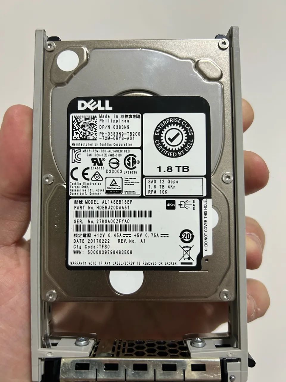 HD SAS 1.8Tb Servidor 