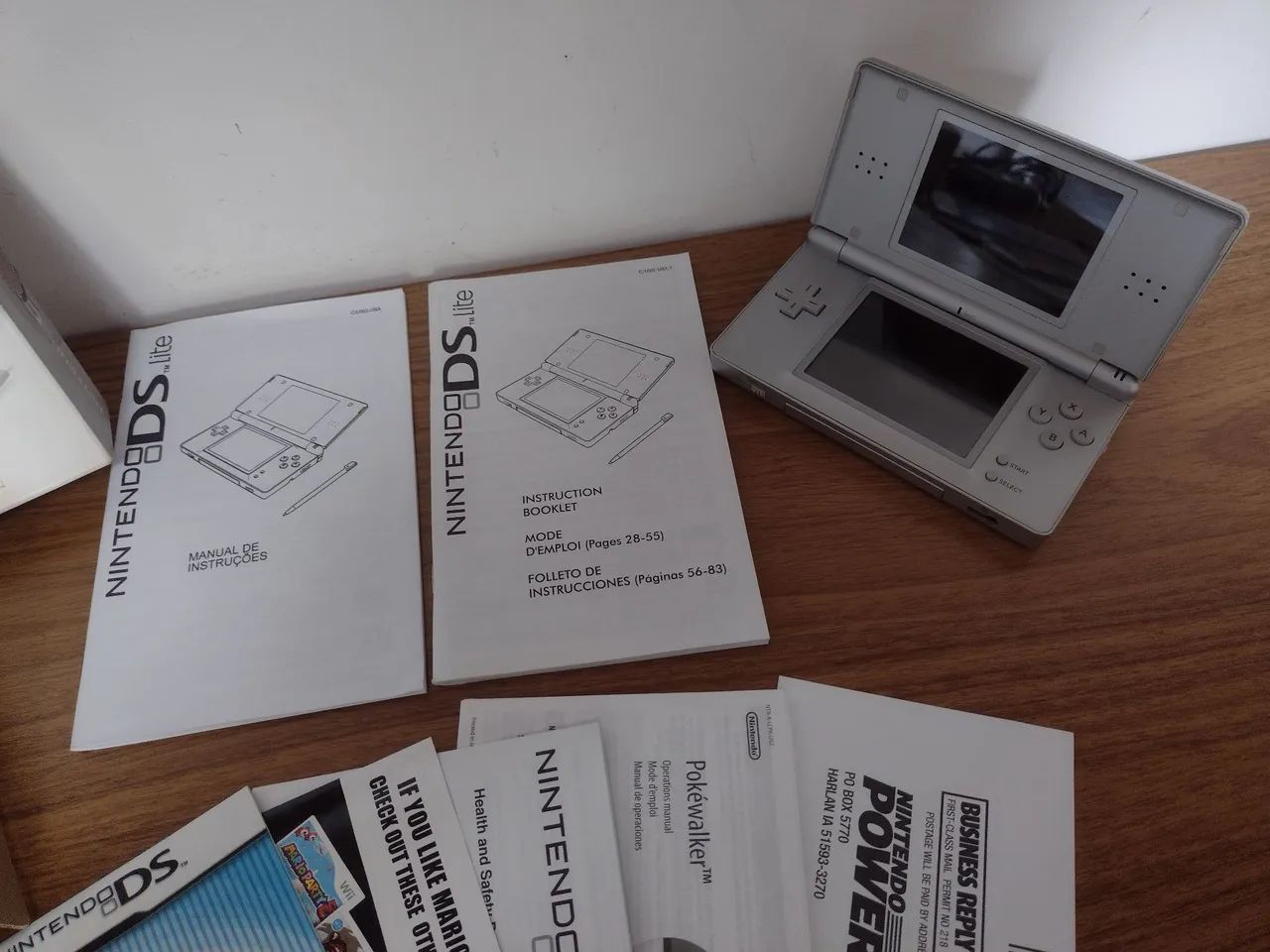 Nintendo DS Lite prata completo + R4 - Foto 3
