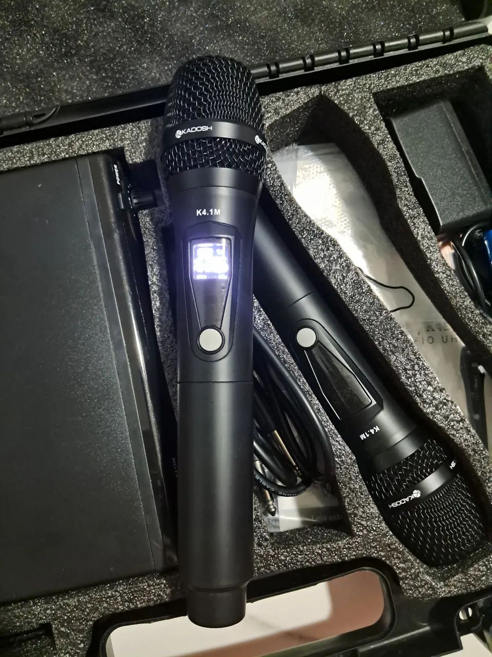 MICROFONE KADOSH SEM FIO k412m - Foto 4