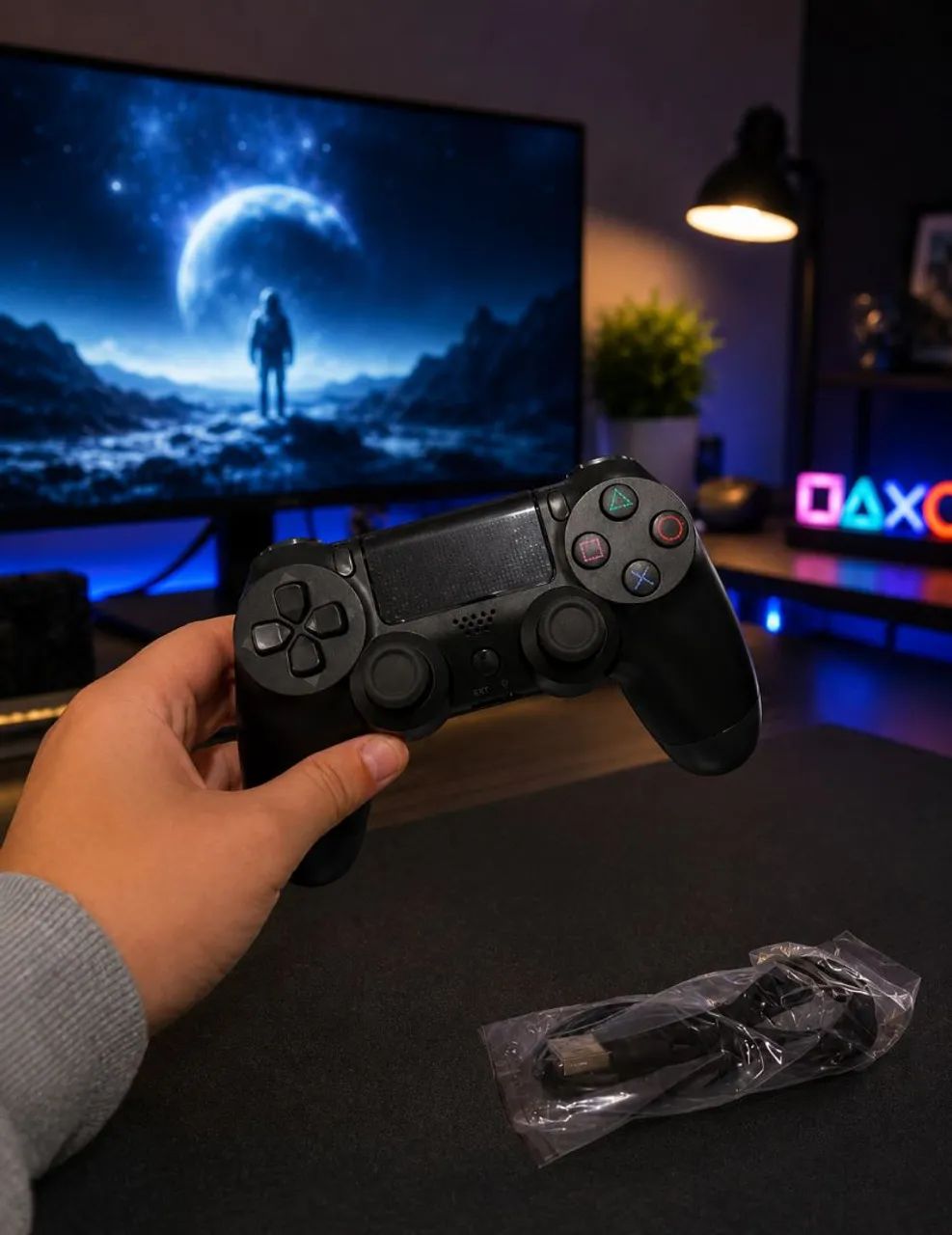 Controle ps4 - Foto 2