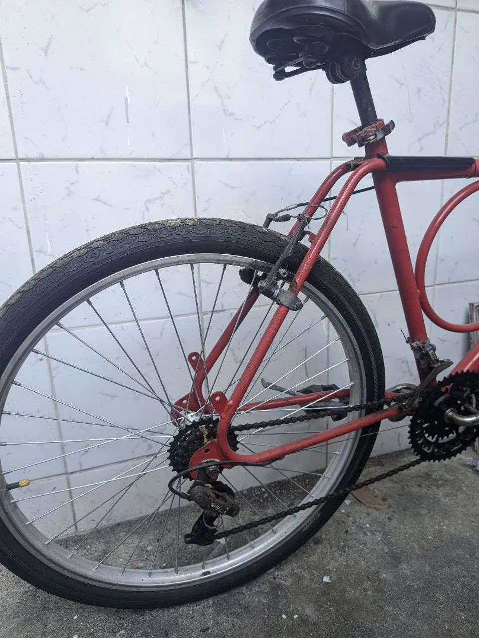 Bicicleta Estilo Monark (Vermelha) - Aro 29 - Foto 5