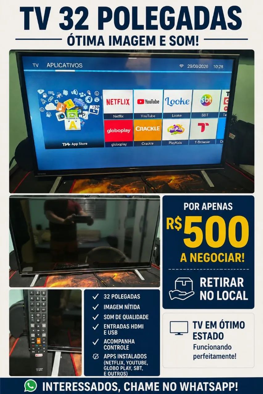 TV 32 polegadas 