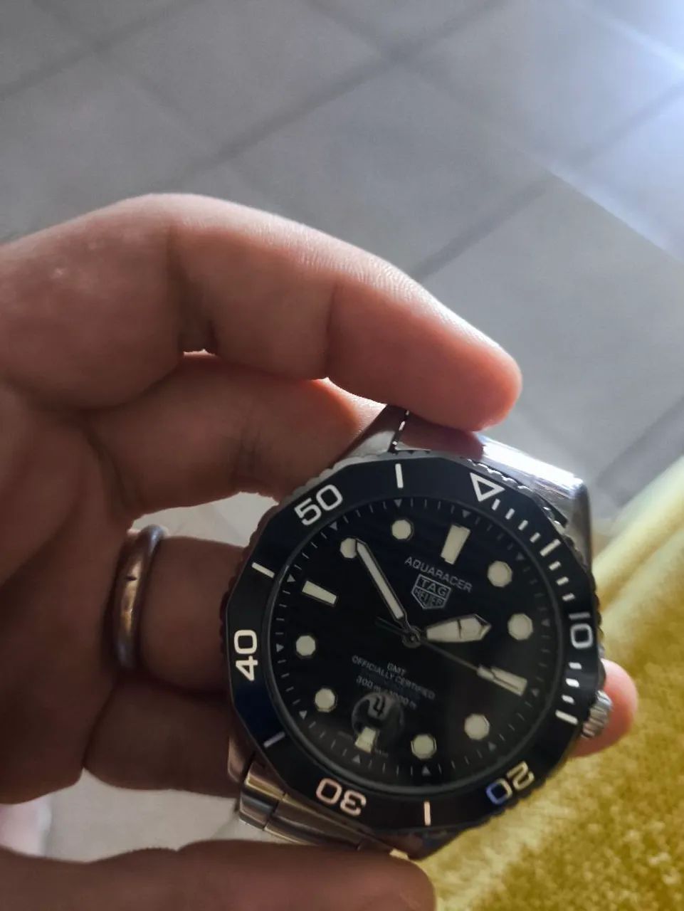 TAG heuer aquarecer gmt  - Foto 4