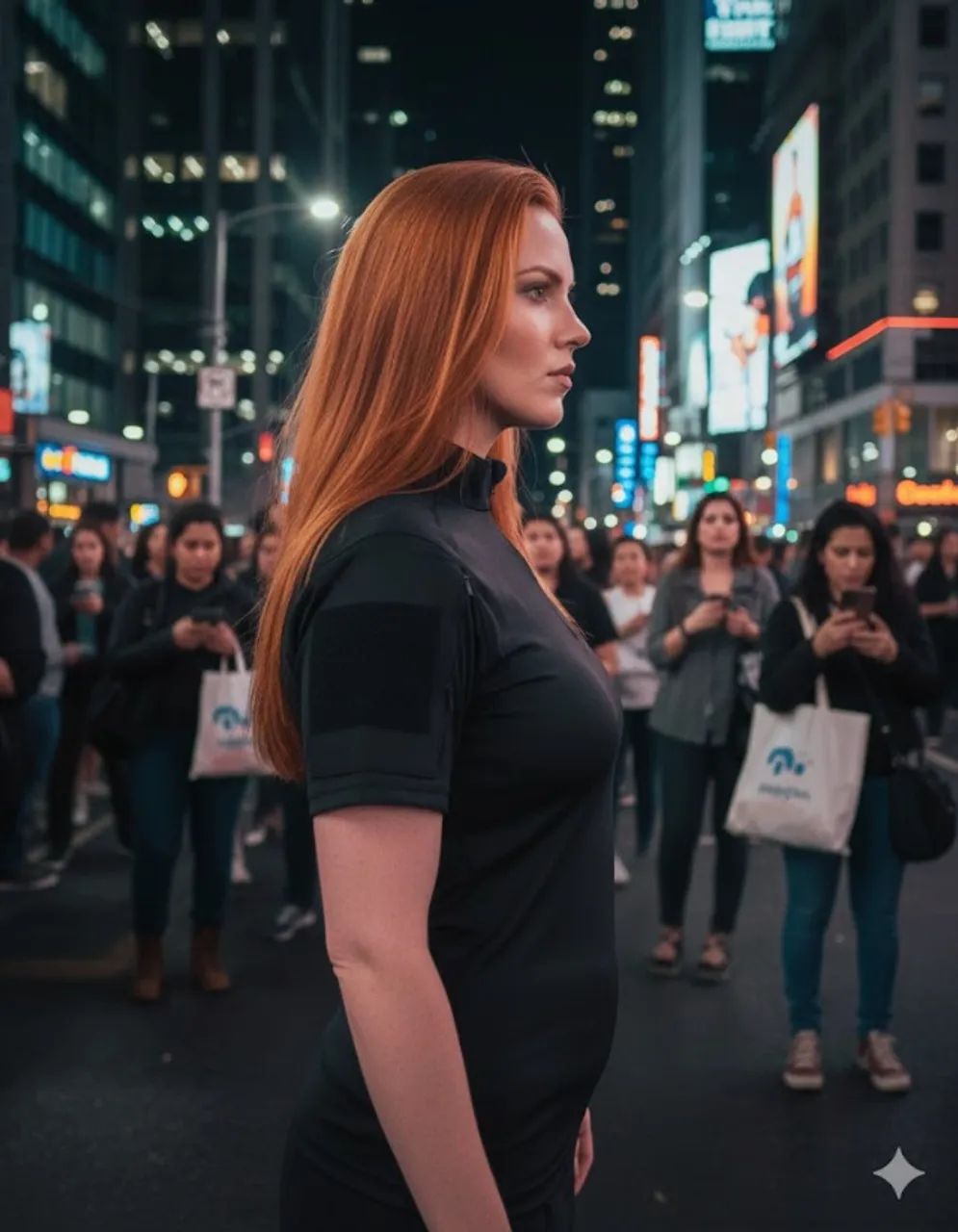 Combat Shirt Preta Feminina Curta - Foto 4