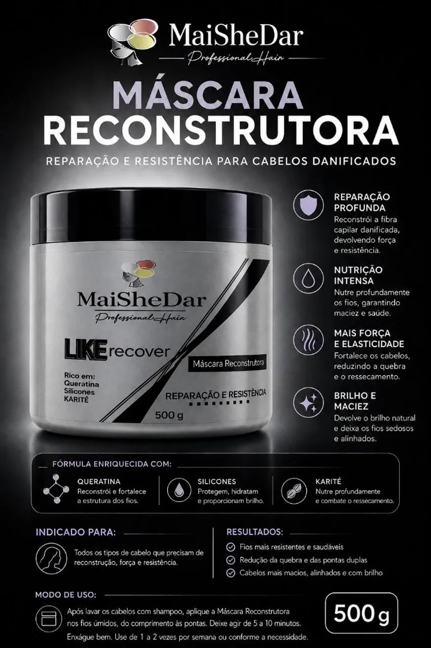 MÁSCARA RECONSTRUTORA 