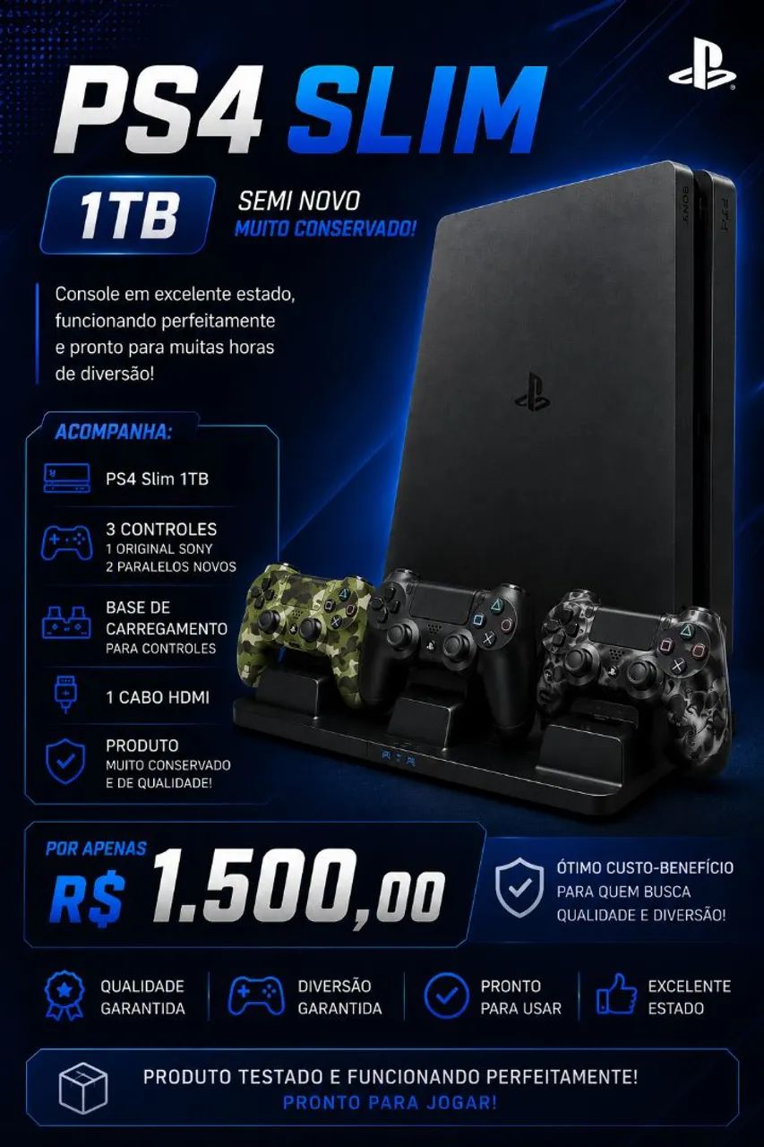 PS4 SLIM 1T