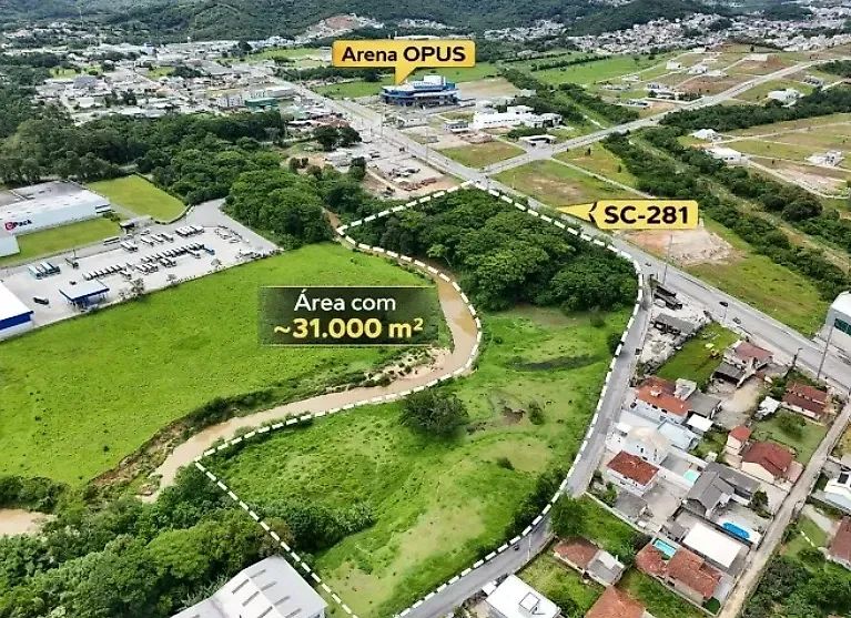 Área de Grande Porte na SC-281  São José