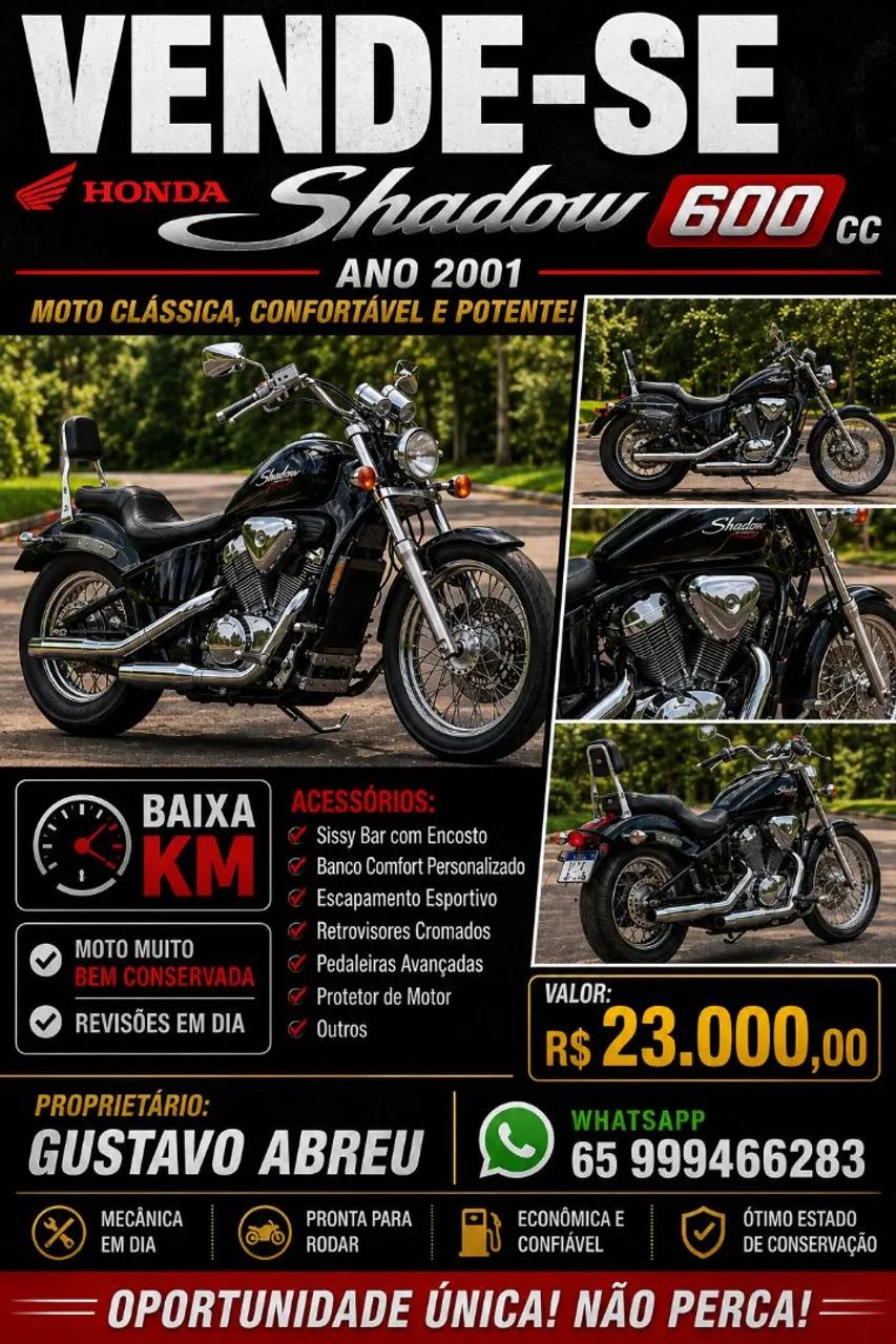 Honda shadow 600 cc - Foto 5