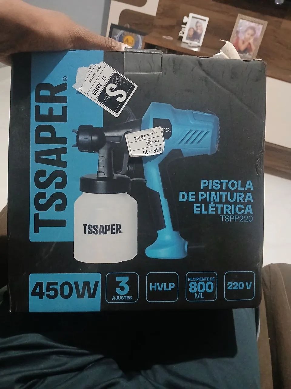 Pistola de pintura 450w - Foto 2