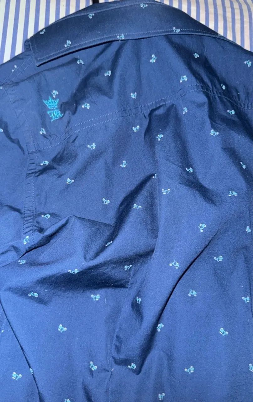 Camisa Sergio K azul (motozinhos) - Foto 3