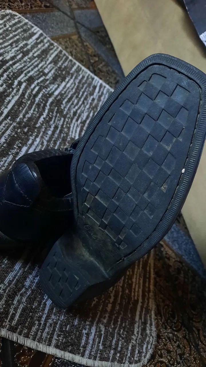 Bota masculina couro - Foto 4