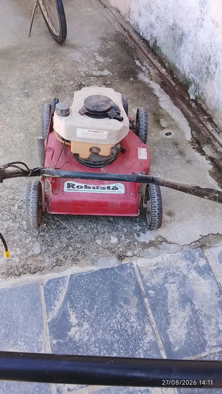 Máquina de roçar de carrinho valor $450 - Foto 3