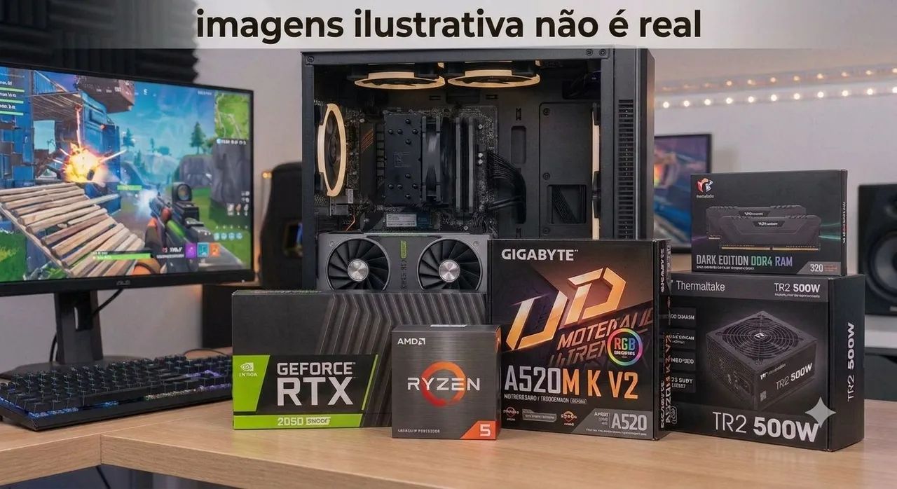 Vendo Pc gamer RTX Ryzen 5  - Foto 4
