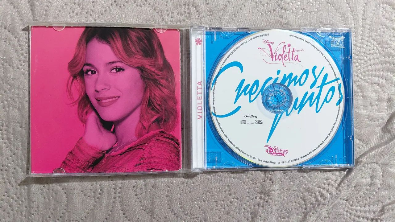 Cd Crecimos Juntos Violetta Disney Original - Foto 3
