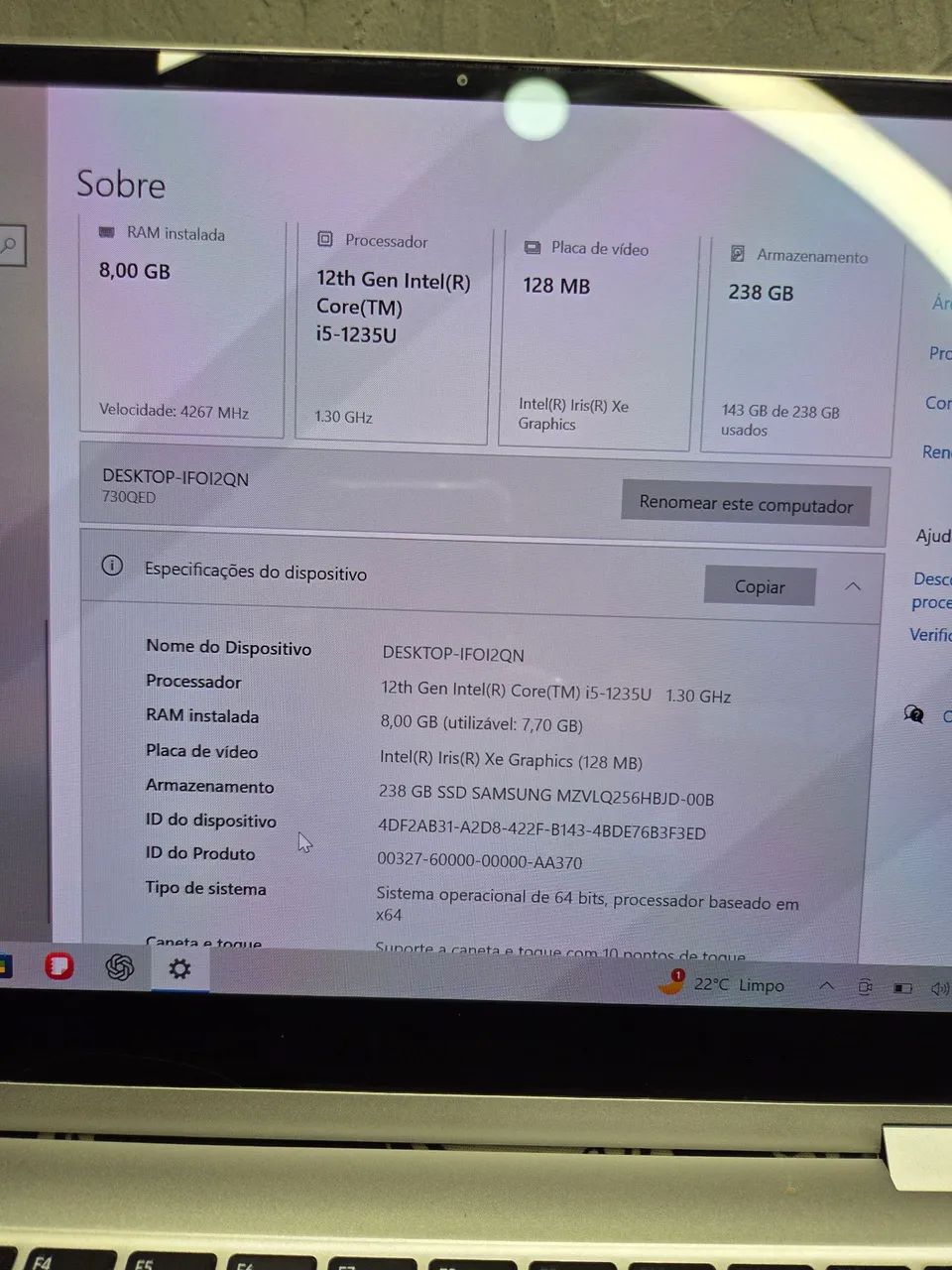 Notebook Samsung Galaxy Book 2 360 - Foto 4