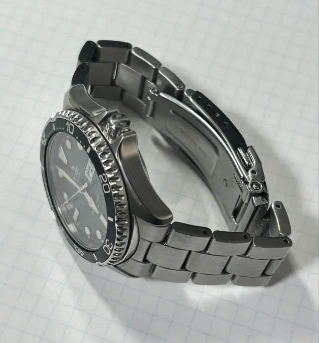Relógio Automático Orient Mako 3 Kamasu 2 RN-AA0811E Aço Inox - Foto 5