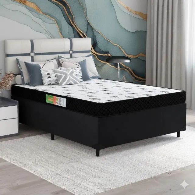 Cama com Colchão de casal (dividimos em ate 10x sem juros)