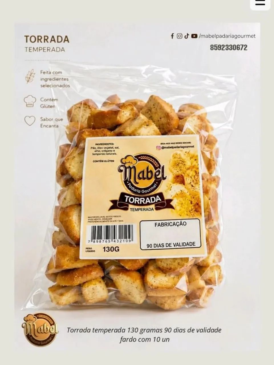 Bolachas e torradas - Foto 4