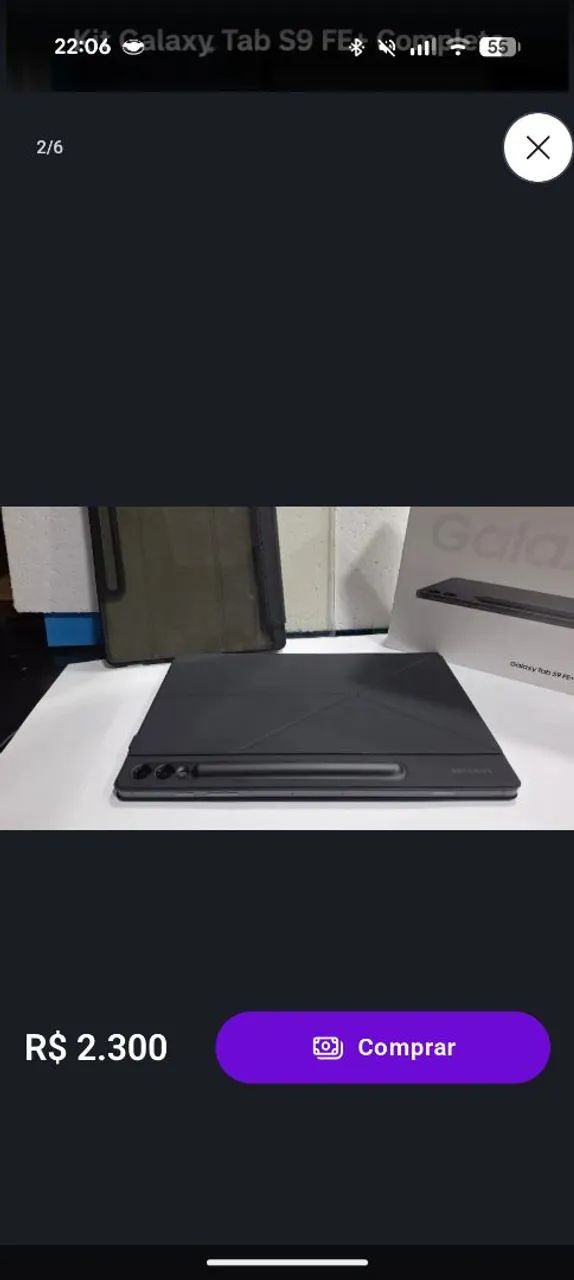 Galaxy tab s9 FE plus LTE função celular  - Foto 3