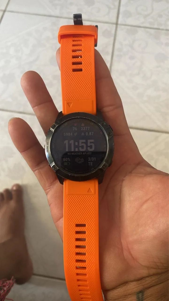 Relógio Garmin fênix 6 pro