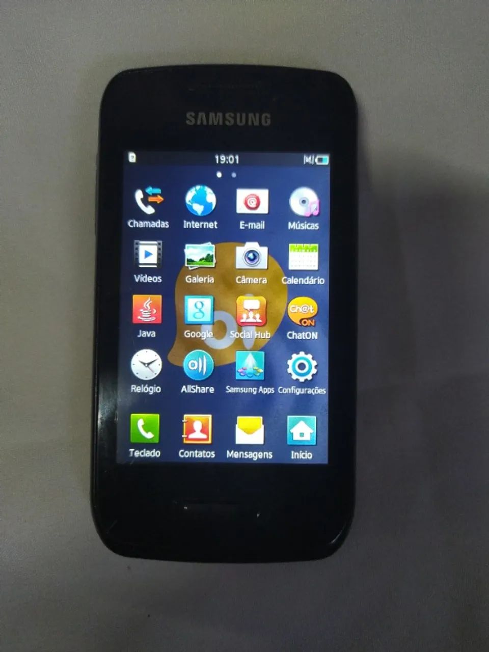  SAMSUNG GT-S5380B - WAVE Y -- RELÍQUIA - SUPER CONSERVADO 