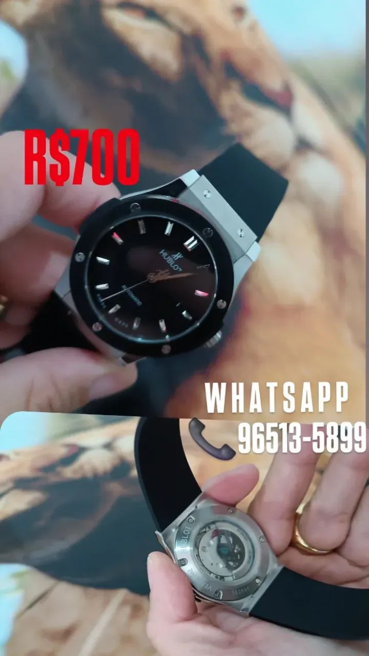 Relógio HUBLOT GENEVE VENDOME AUTOMÁTICO  ENTREGAMOS 