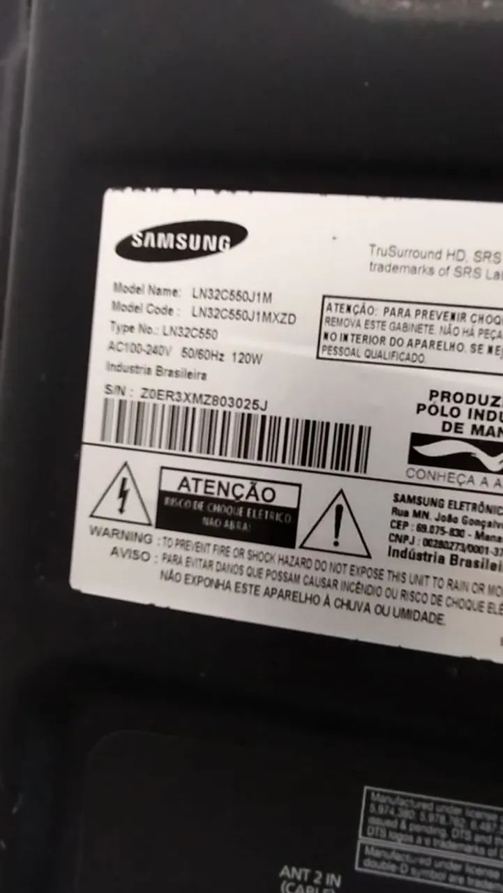 Tv samsung sem imagem - Foto 3