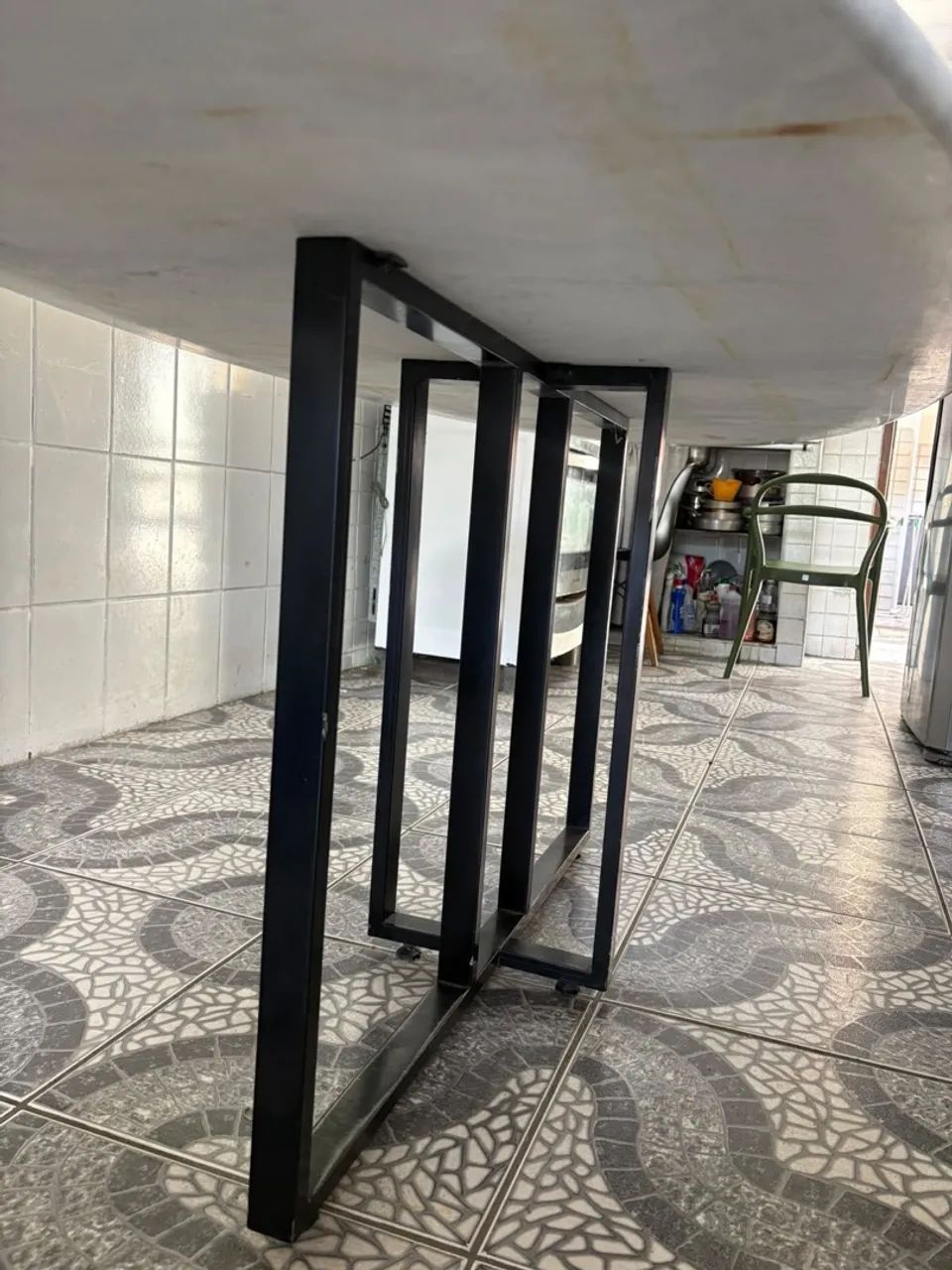 Mesa de jantar em granito branco  - Foto 5