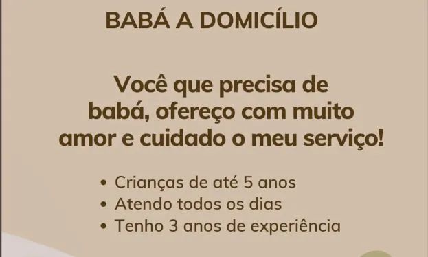Babá com experiência 