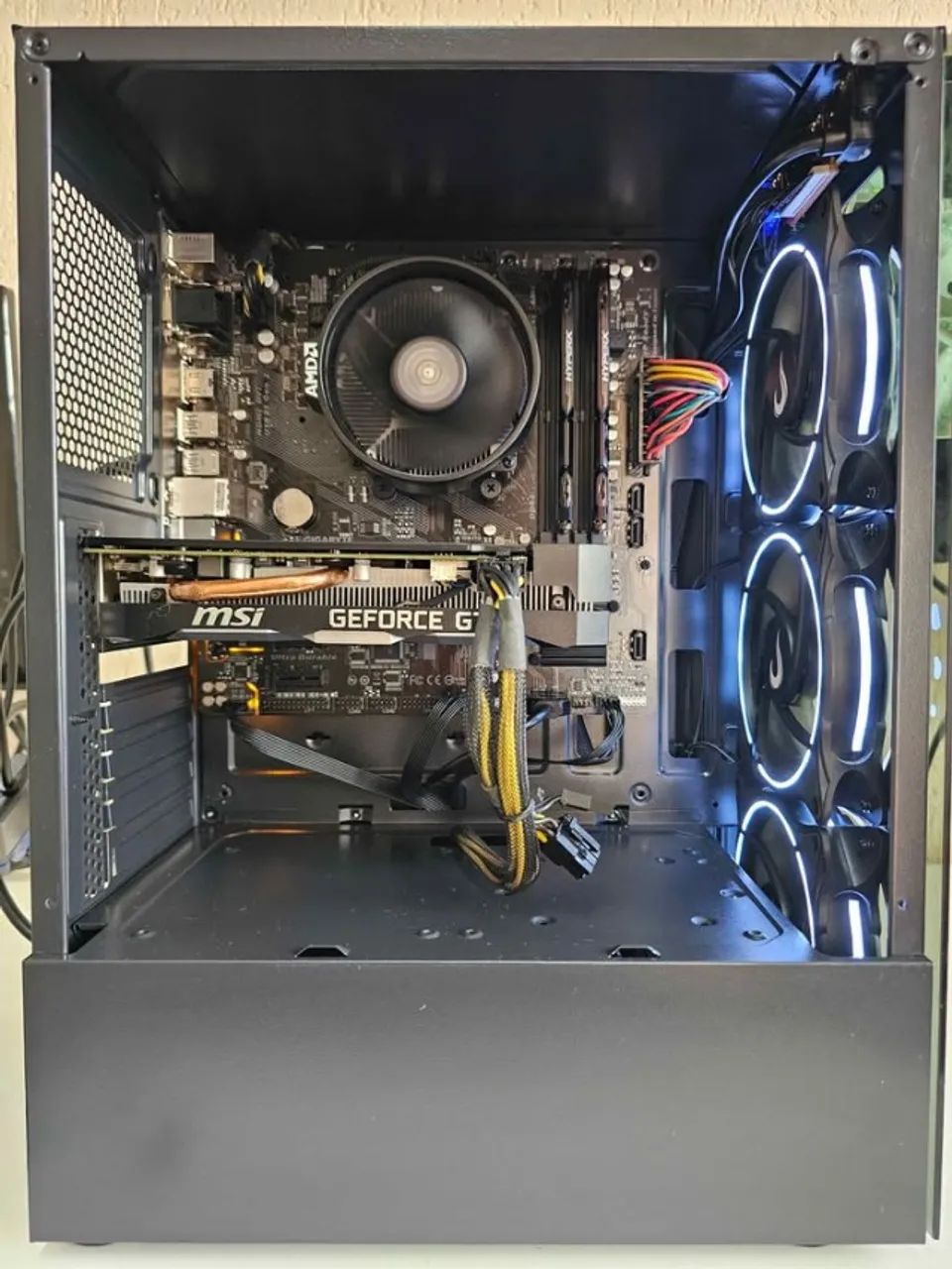 Pc Gamer Ryzen 5 1600, 16gb RAM, NMVe 500gb, Controladora RGB, 500w, Gtx 1660 Super